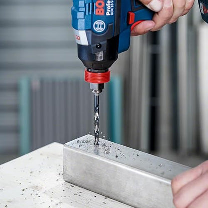 Bosch Set de Puntas y Brocas 103 unidades – Kit completo de taladro/atornillador para metal, madera y mampostería – Maletín de almacenamiento