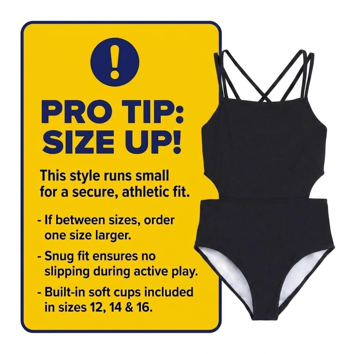 Kanu Surf Traje de baño Deportivo de 1 Pieza para niña de Playa Traje de baño de una Sola Pieza para Niñas