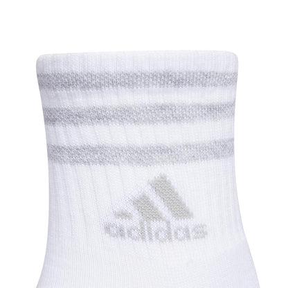 adidas 3-stripe High Quarter Socks (3-pair) With Arch Compression for a Secure Fit Calcetín de cuarto alto Mujer