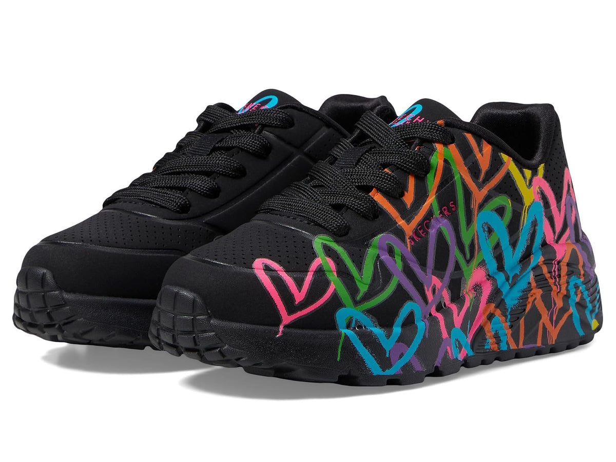 Skechers Uno Lite-Spread The Love - Tenis para niña