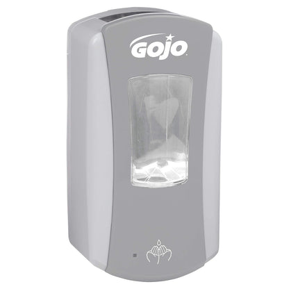 GOJO LTX-12 Dispensador de jabón de espuma sin contacto para repuesto de jabón de manos de 1200 ml GOJO LTX-12, Gris/Blanco, 1200 milliliters - 1200 milliliters - Gris - Blanco