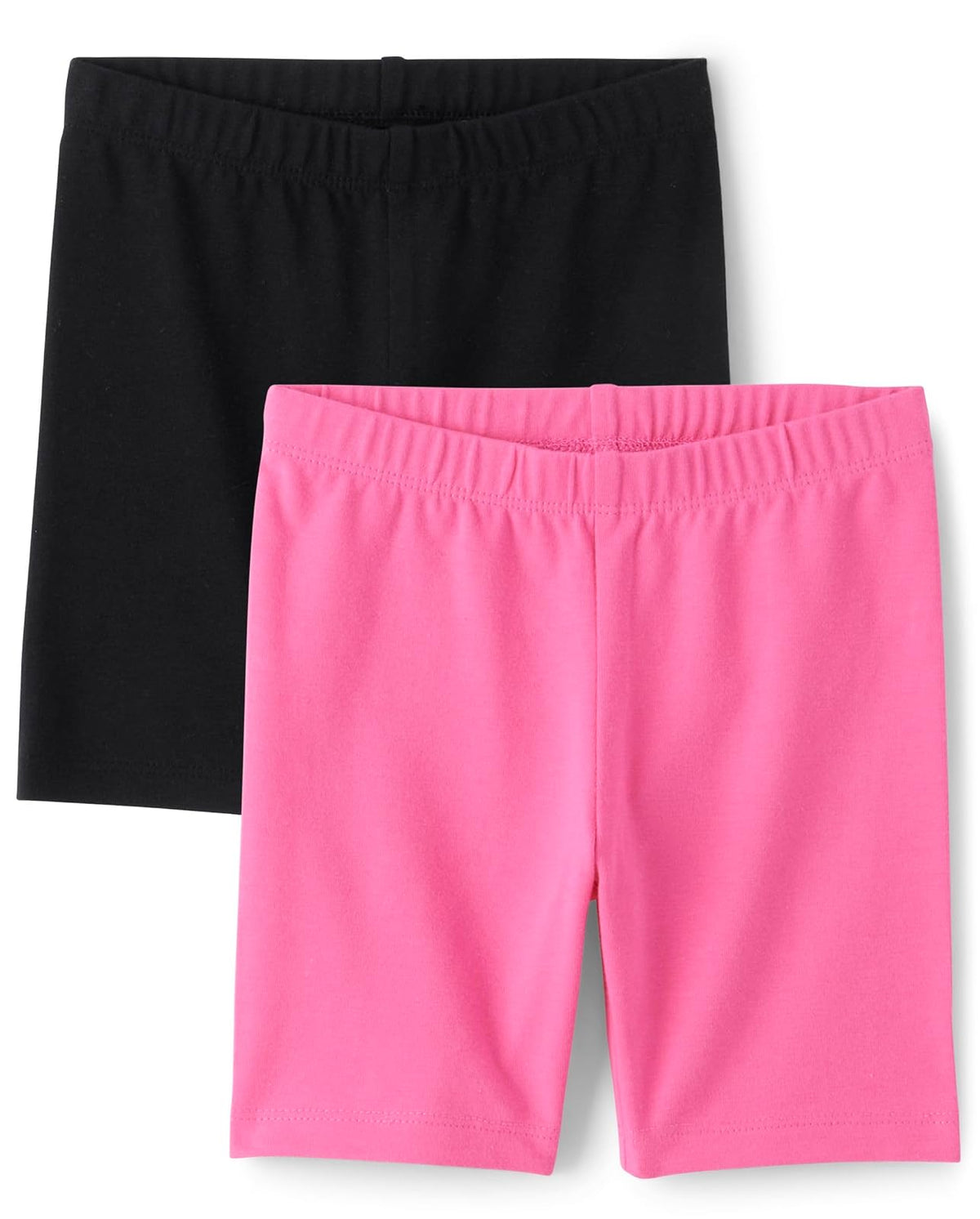 The Children's Place Pantalones Cortos de Bicicleta para niñas pequeñas, Paquete de 2