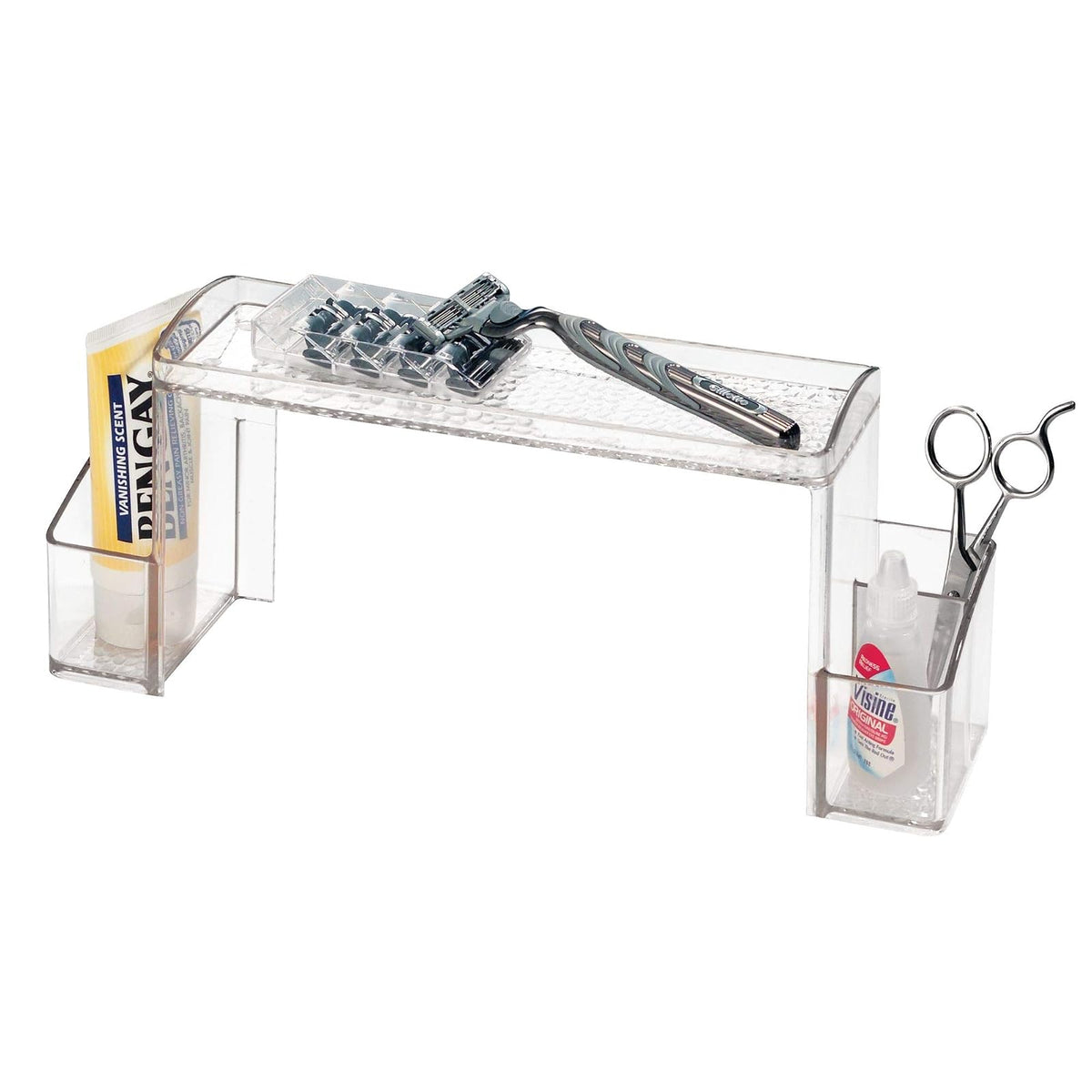 InterDesign Med+ organizador, gabinete de 12", High Rise, transparente