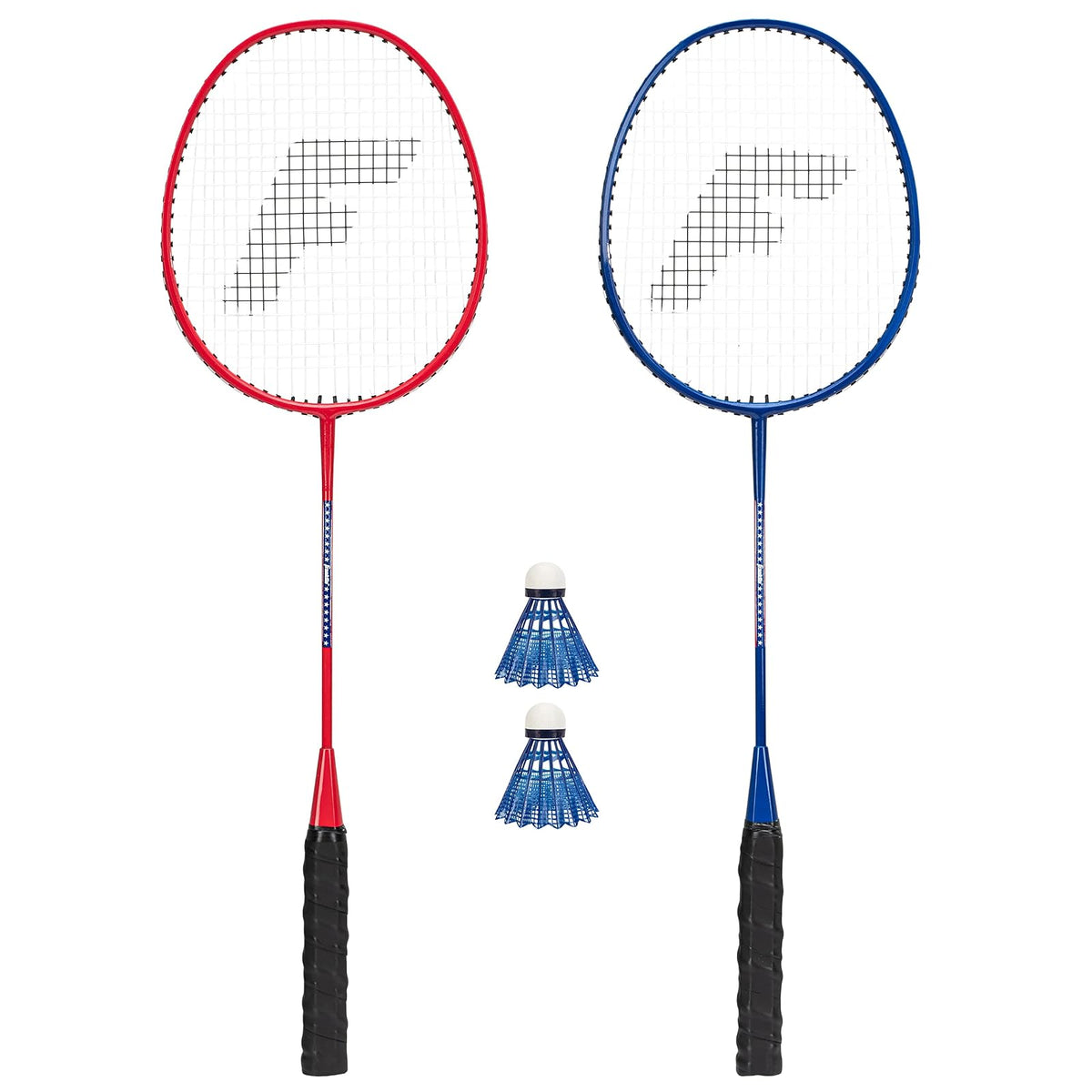 Franklin Sports Set de Bádminton de Repuesto para 2 Jugadores - Red - Blue - Stars