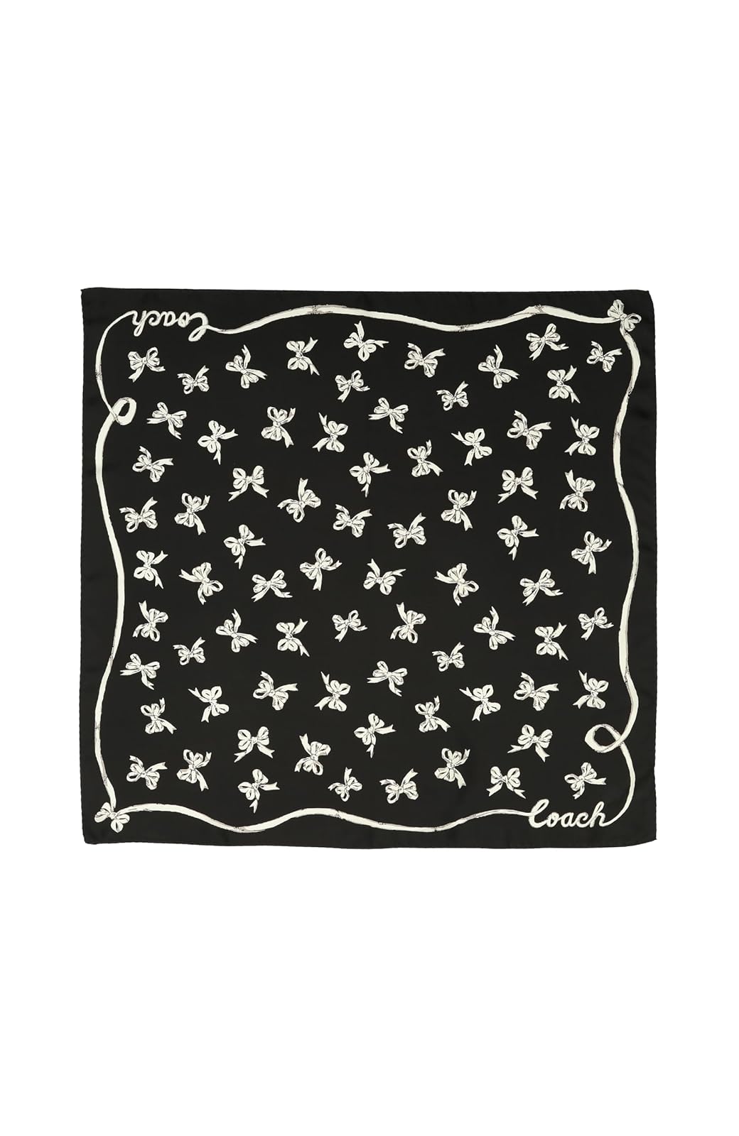 Coach BOWS BANDANA ESTAMPADO DE SEDA