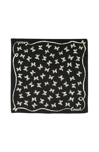 Coach BOWS BANDANA ESTAMPADO DE SEDA