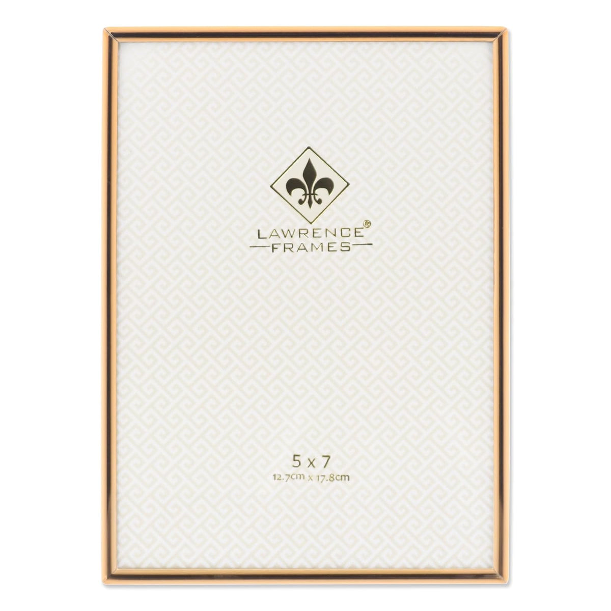 Lawrence Frames Marco de Fotos Metal Dorado 8x10 - 12,7 x 17,78 cm (5x7 pulg.) - Dorado