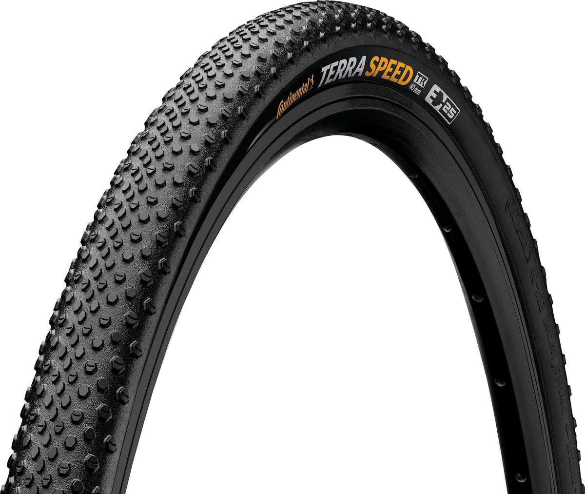 Continental Terra Speed - Neumático para bicicleta de grava sin cámara | Diseñado para la velocidad, diseñado para lo desconocido - E25 Ebike clasificado -