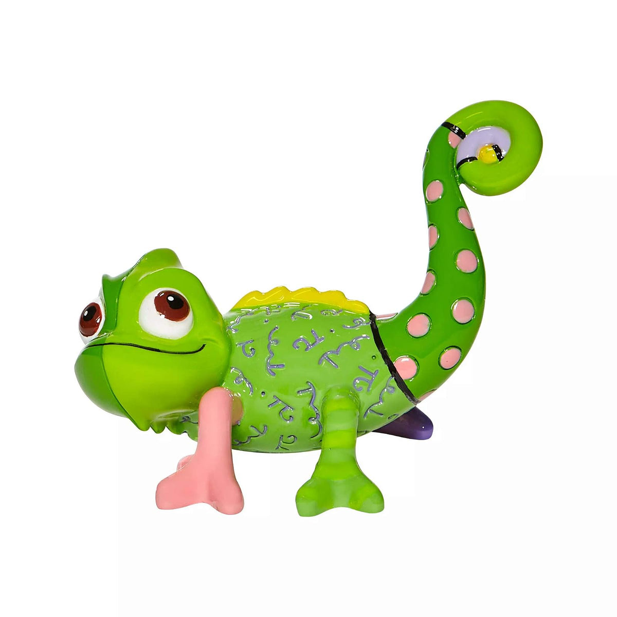 Enesco Disney by Romero Britto Enredado Pascal - Figura en Miniatura, 2.36 Pulgadas, Multicolor