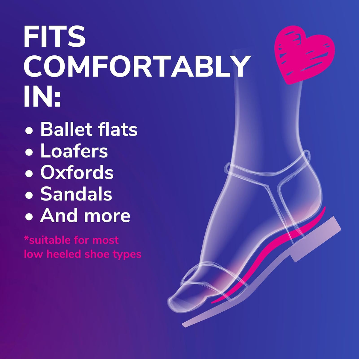 Dr. Scholl's Cushioning Insoles for Flats and Sandals, All-day Comfort In Flats, Boots, (for Women's 6-10), New Packaging