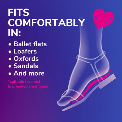 Dr. Scholl's Cushioning Insoles for Flats and Sandals, All-day Comfort In Flats, Boots, (for Women's 6-10), New Packaging