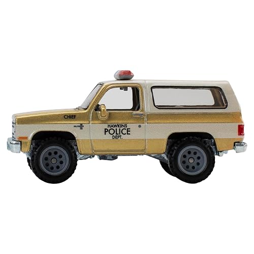 Hot Wheels Premium, Auto de Juguete de Stranger Things, Vehículo de Colección Auto Cultura Pop 1985 Chevrolet K5 Blazer 3Y+