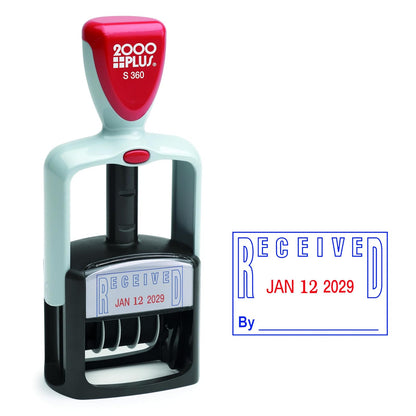 Cosco 2000 Plus autoentintado tipo de dos colores tamaño 1 1/2 inReceivedin Dater (011034)