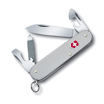 Victorinox - Cuchillo multiherramienta Swiss Army Cadet, acero inoxidable, mango de metal