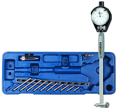 Fowler 52-646-300-0, calibre de orificio de esfera cilíndrica con rango de medición de 6 pulgadas