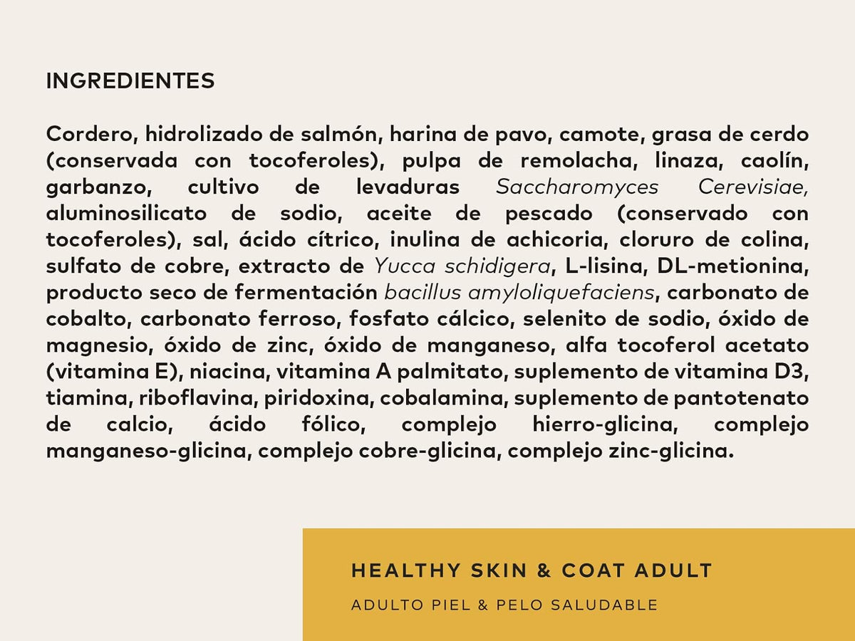 GrandPet Back to Nature, Croquetas para Perro Adulto de Todas Las Razas Piel y Pelo 2kg
