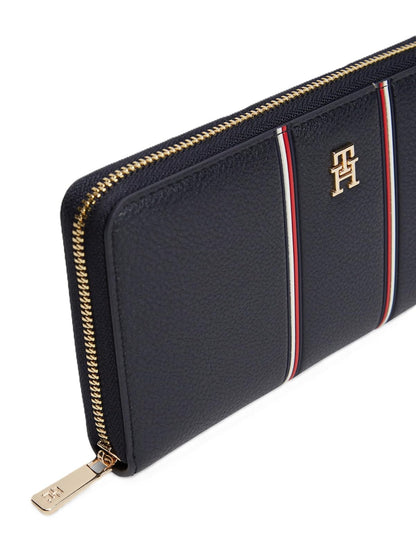 Tommy Hilfiger Maleta Zip Around Walllet para Mujer, Azul