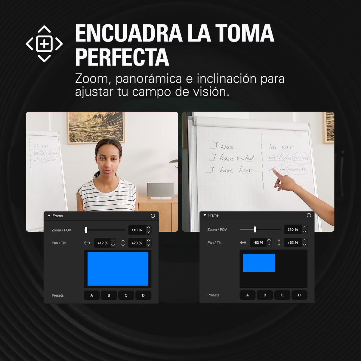 Elgato Facecam MK.2, webcam prémium Full HD | Sensor Sony, control PTZ, video 1080p60 sin comprimir, controles estilo DSLR, obturador de privacidad fácil de deslizar