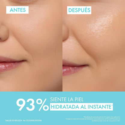 Vichy Minéral 89 Booster Sérum Hidratante Uso Diario Dermatológico 50ml | Hidrata, Rellena, Protege y Fortalece la Barrera Cutánea, con Ácido Hialurónico y Poliglutámico, Todo Tipo de Piel