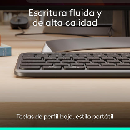 Logitech K620 Signature Slim for Business Teclado Alámbrico, tamaño estándar, USB-C Plug and Play, Windows/Mac/Chrome/PC/Notebooks - Color Grafito