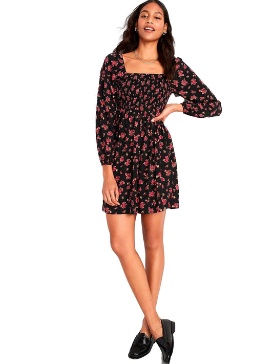 Old Navy 526884-000XXL Vestido, Mujer, Negro, XX-Grande