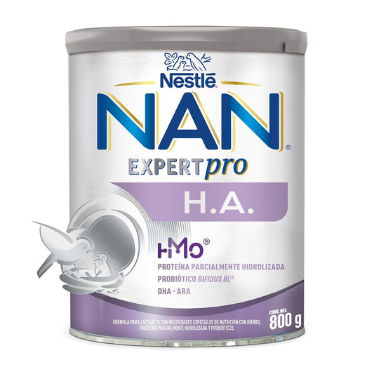 NAN Expert Pro H.A. Fórmula Para Lactantes Con Hierro Probióticos Lata 800g