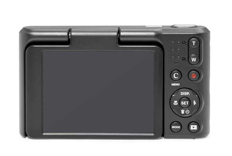 Kodak PIXPRO C1 - Cámara Digital con Zoom Compatible con 13 MP, Punto Compacto y Disparo con visualización LCD abatible de 2.8 Pulgadas y 180°, diseño Retro clásico con Zoom 4X y Video Full HD 1080P