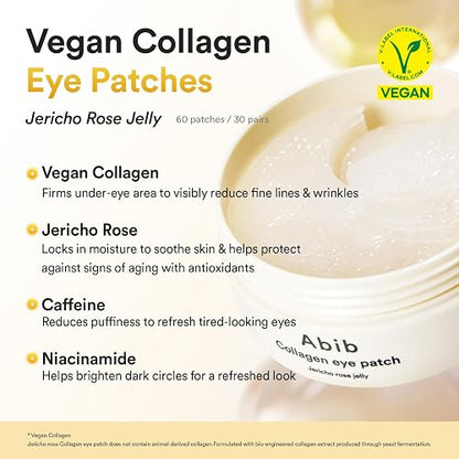 Abib- Parche para ojos de colágeno Abib Gelatina de rosa de Jericó