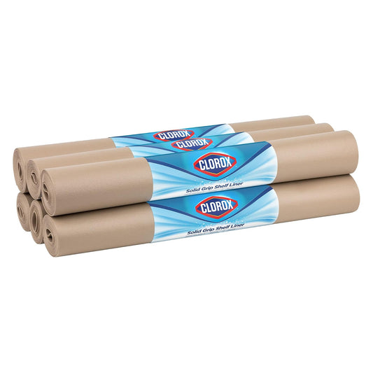 Duck EasyLiner Forro de Estante Grip Blanco, 20 x 6 Pies, 6 Rollos