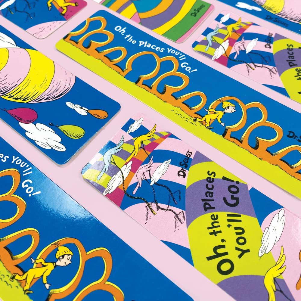 Dr Seuss Oh the Places You'll Go - Juego de mesa [Importado de Alemania], Bookmark Assortment Set
