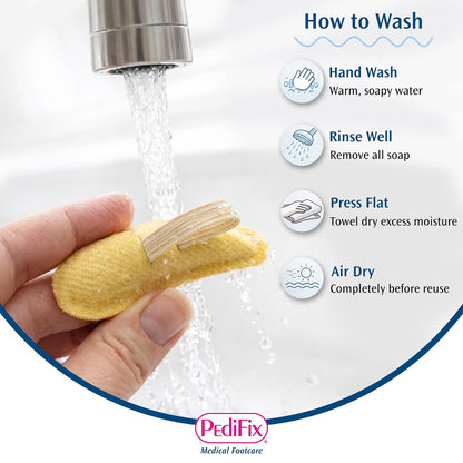 Pedifix Cojín para dedo del pie, pequeño, izquierdo