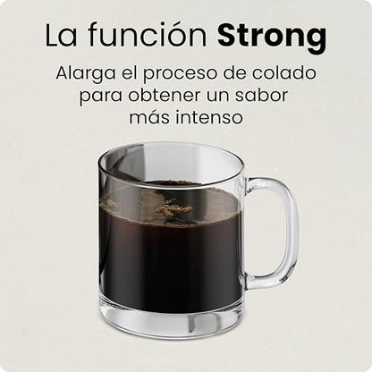 Chefman Cafetera programable de 12 tazas, cafetera eléctrica, apagado automático, pantalla digital con función de preparación automática, olla antigoteo, filtro reutilizable para molidos frescos