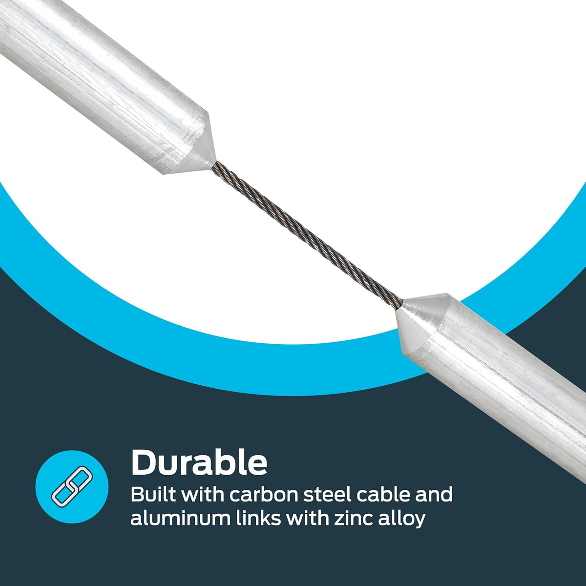 Eastman 60145 Varilla de ánodo de aluminio flexible, 45 pulgadas