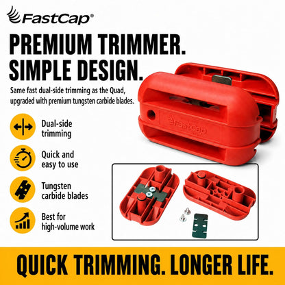 Fastcap Quad Trimmer con Hojas de Carburo de Tungsteno