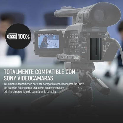 NEEWER 2 NP-F970 7800mAh Baterías Repuesto para Sony FX3/FX30/A7, para Canon R5, para Nikon Z8, Camera Battery con LCD Dual USB C Cargador Rápido para Handycam Cámara Monitor Luz Video LED Deslizador
