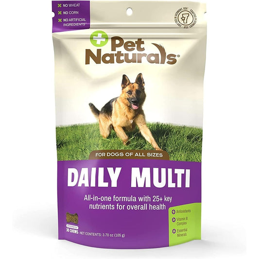 Pet Naturals Daily Multi Vitaminas para Perros, Apoyo Nutricional Completo para Su Salud