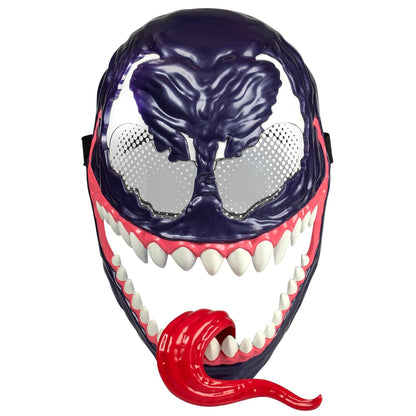 Marvel Venom Máscara de Cosplay con Lengua Movible Para Niños