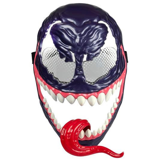 Marvel Venom Máscara de Cosplay con Lengua Movible Para Niños