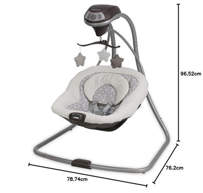 Graco Simple Sway, Columpio N, Multicolor (abbington), Hasta 13kg