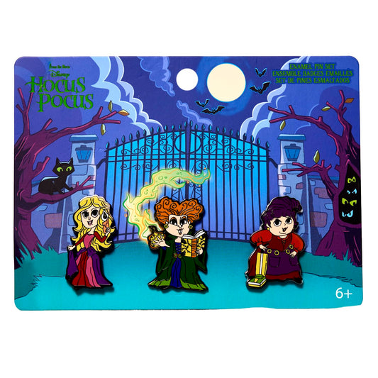 Loungefly Funko LF WD Hocus Pocus 3 Pin Set