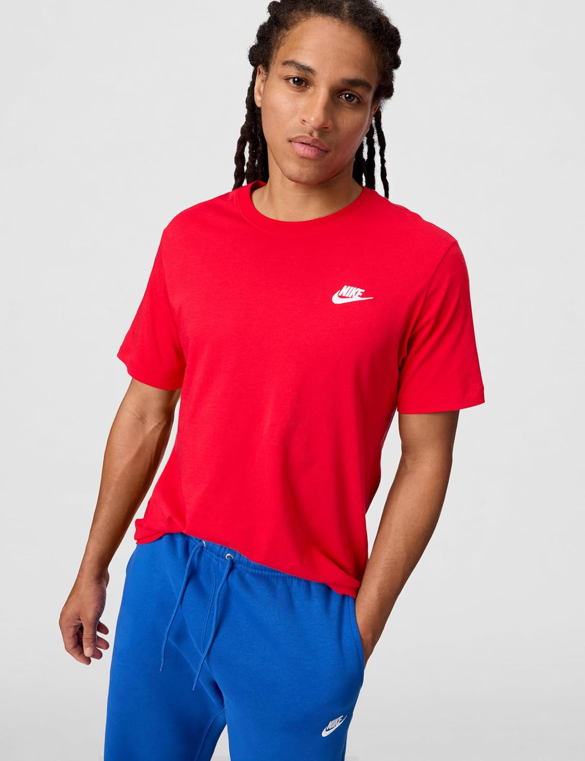 Nike Sportswear Club Camiseta Deportiva de Manga Corta, Hombre