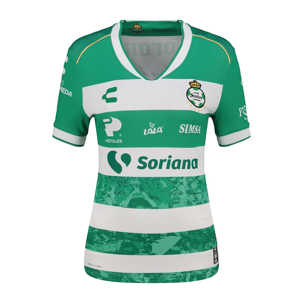 Charly Jersey de Local Manga Corta para Dama - Extra Small - Verde
