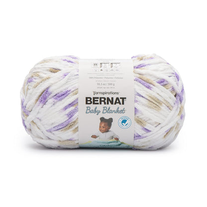 Bernat BABY - Manta BB Little Lilac Dove - 1 paquete de 10.5 oz/300 g - Poliéster - #6 Super voluminoso - 220 yardas - Tejer/Crochet