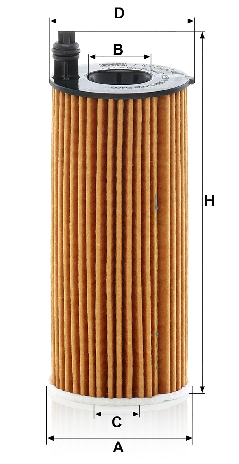 Mann-Filter Filtro de Aceite HU 6014/1 Z para Automóviles y Furgonetas