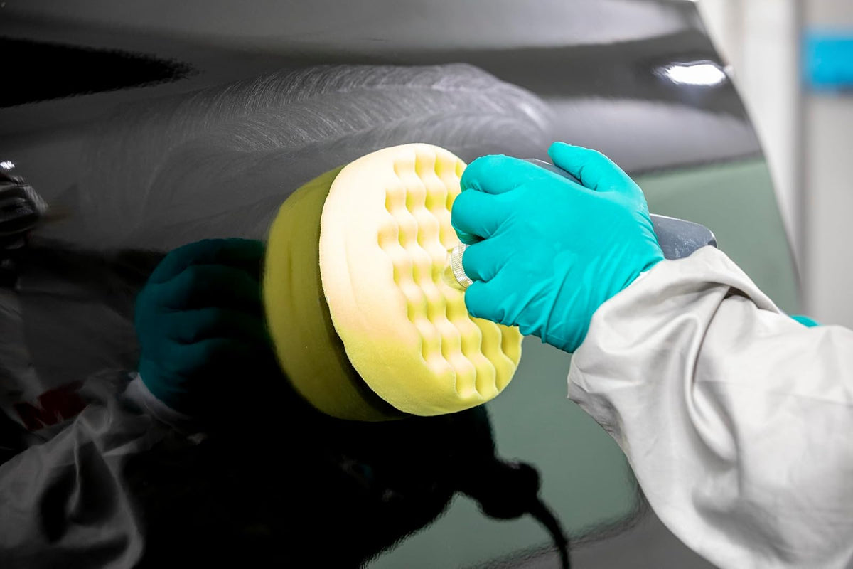 3M Perfect-It Borla de Esponja Blanca para pulir 6" NP 33284 | 1 almohadilla; blanco; volver a encontrar arañazos de arena; pulido de velocidad lenta para automóviles