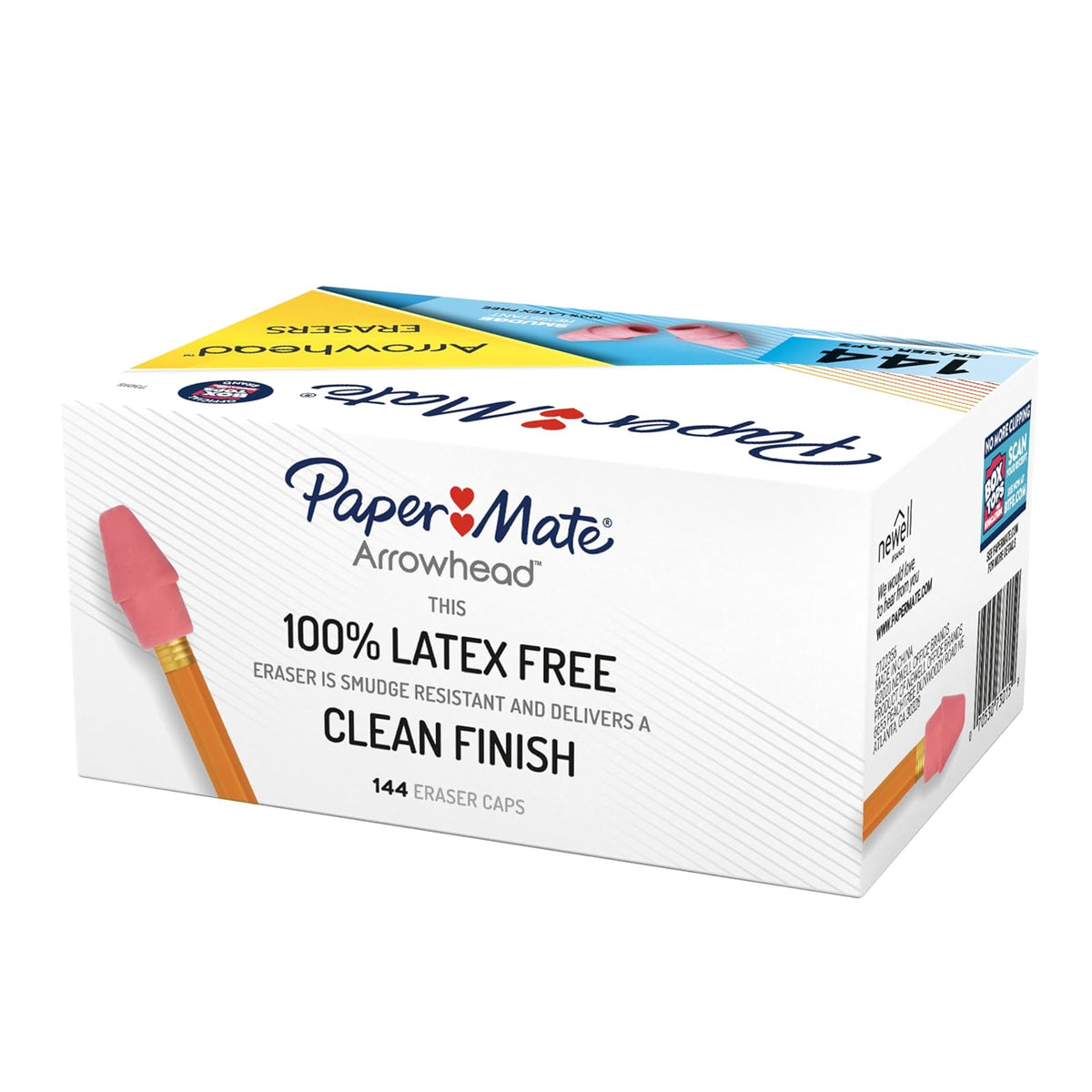 Paper Mate Arrowhead - para gorras de perlas rosas, 144 unidades