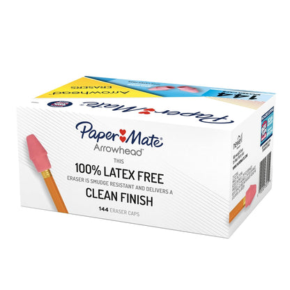 Paper Mate Arrowhead - para gorras de perlas rosas, 144 unidades