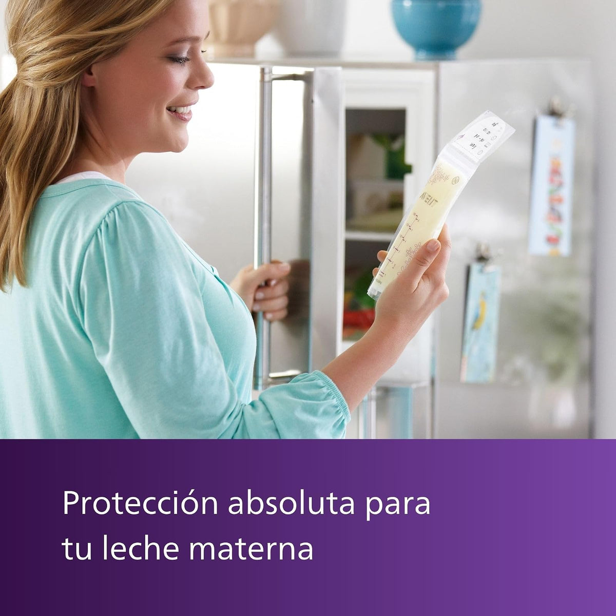 Philips Avent Bolsas Preesterilizadas para Leche Materna │Almacena, Congela y Conserva │180 ml•25 pzs│SCF603/25