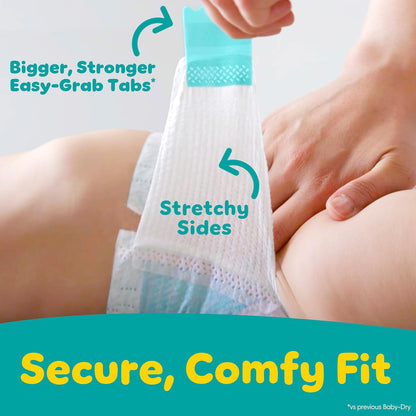 PAMPERS Baby Dry Pañales Desechables Unisex Etapa 5, 132 Uds, Bebé +12 Kg
