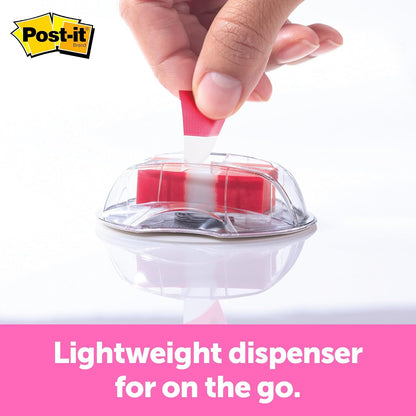 3M Post-it rojas con dispensador de escritorio, 1 pza con 200